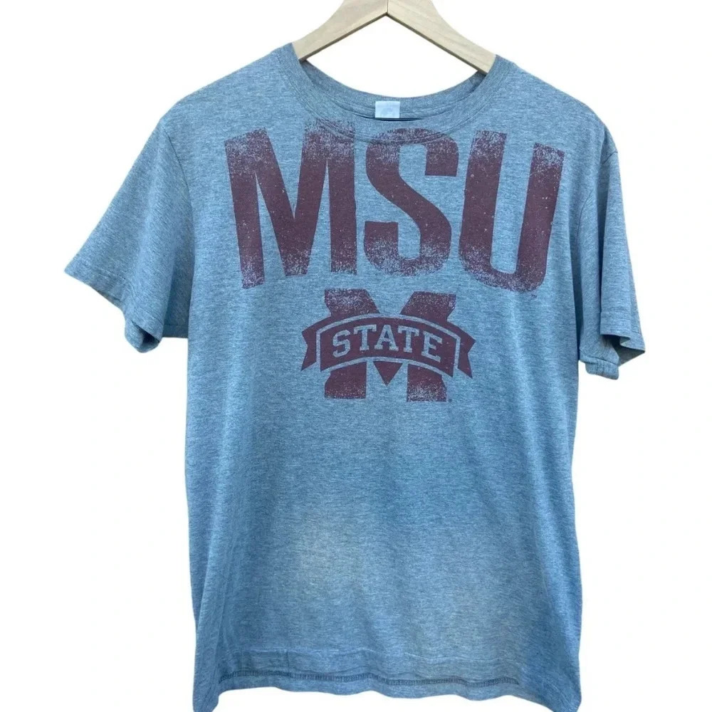 New Agenda By Perrin MSU Mississippi State University Bulldog T-shirt, Medium